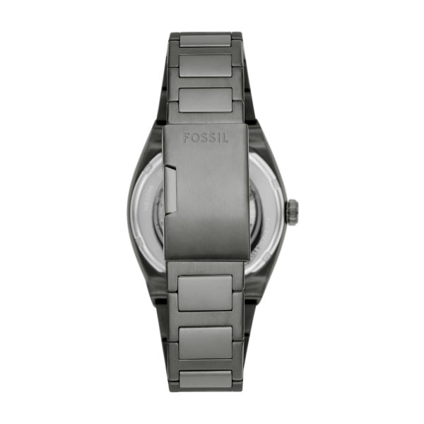 Fossil - Reloj automático “Everett” – Acero inoxidable antracita