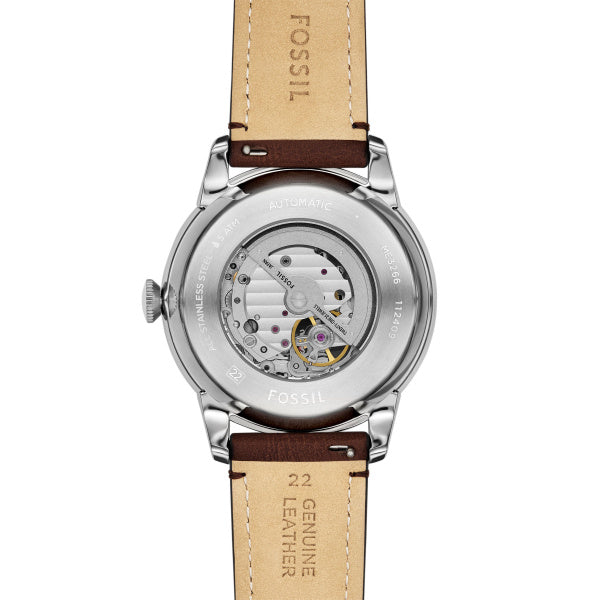 Montre homme Fossil Townsman ME3266 – cadran crème bracelet cuir marron – vue 4