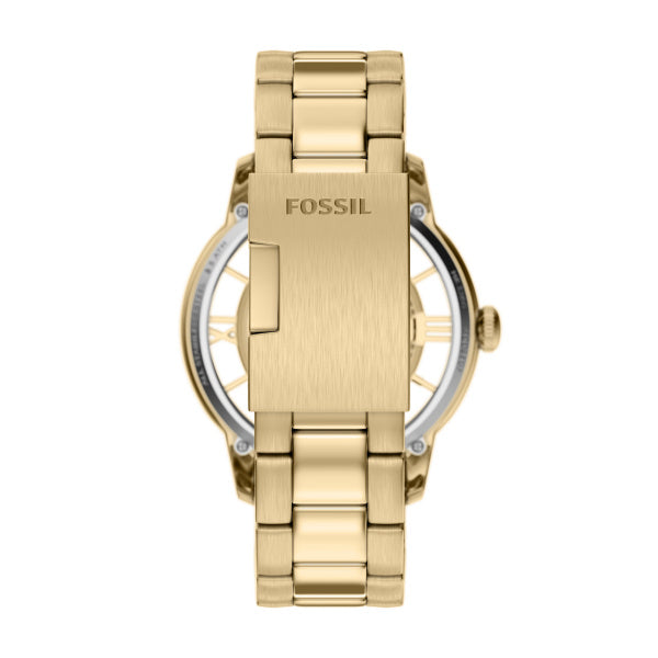 Montre homme Fossil Townsman ME3280 – cadran doré bracelet acier doré – vue 2