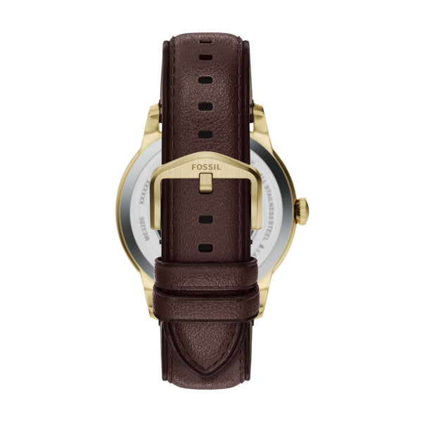 Montre homme Fossil Townsman ME3286 – cadran marron bracelet cuir marron – vue 2