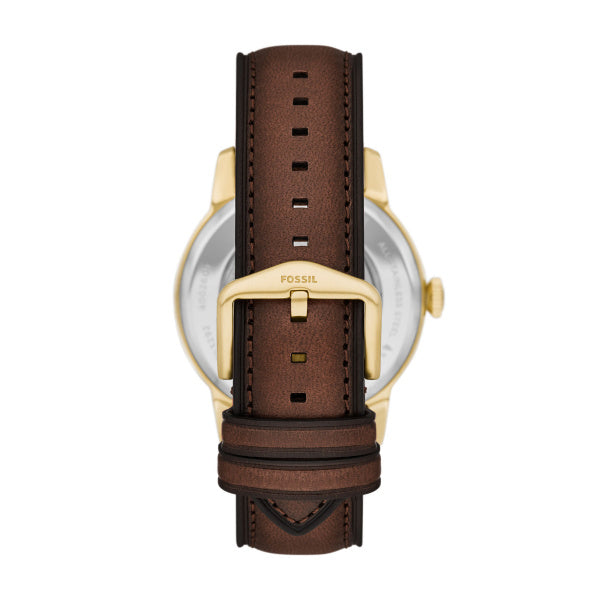 Montre homme Fossil Townsman ME3292 – cadran vert bracelet cuir marron – vue 2