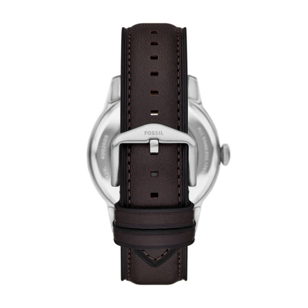 Montre homme Fossil Townsman ME3299 – cadran crème bracelet cuir marron – vue 2