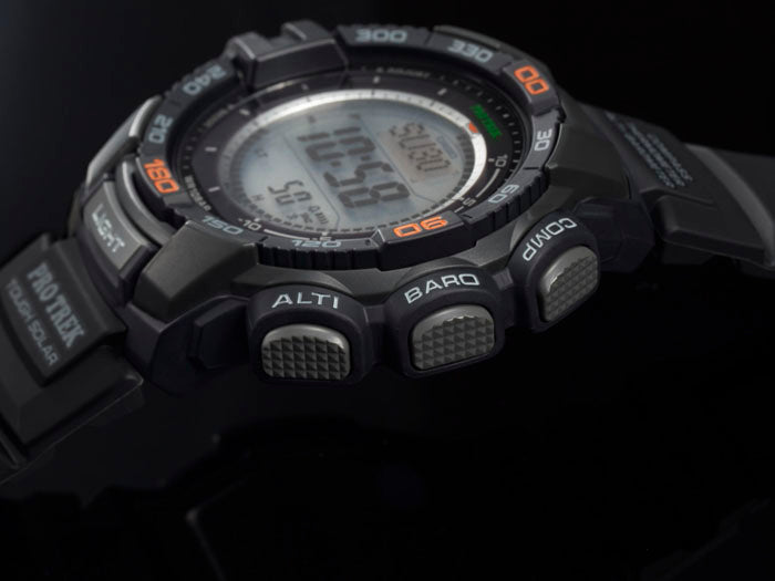 Collection Pro Trek - PRG-270-1ER - Montre Casio – boîtier en résine noire, bracelet en résine noire, affichage numérique – vue 6