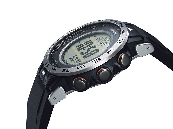 Collection Pro Trek - PRW-30-1AER - Montre Casio – boîtier en résine noire et acier, bracelet en résine noire, grand écran numérique – vue 3