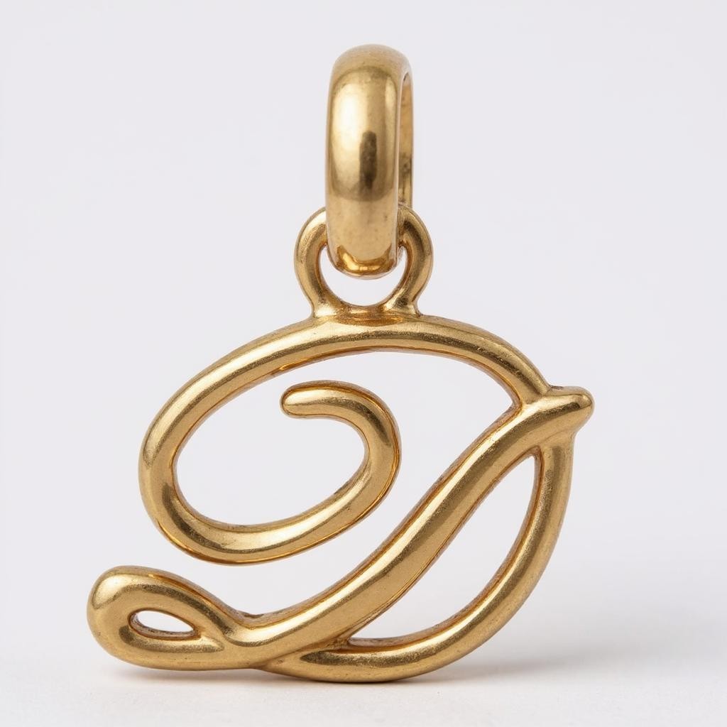 Letter Pendant – Gold Plated | Azuline