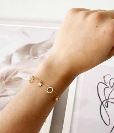 Goldener Stahl – Kurzes Armband – Zag Bijoux