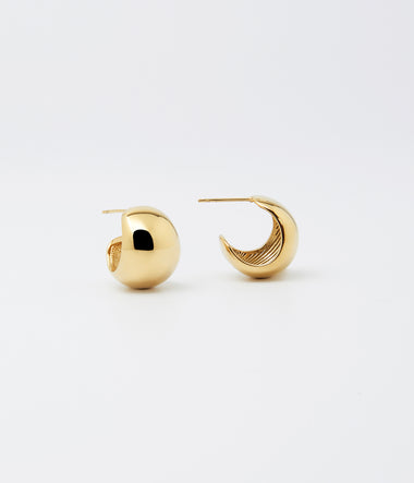 Cecilia - Golden Steel - Earrings - Zag Bijoux
