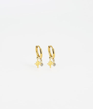 Cap Skirring - Golden Steel - Earrings - Zag Bijoux