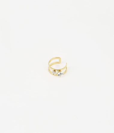 Goldener Stahl – Ohrring – Zag Bijoux
