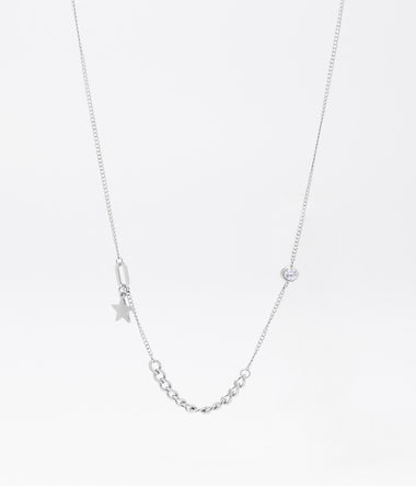 Juliaca - Steel - Necklace - Zag Bijoux