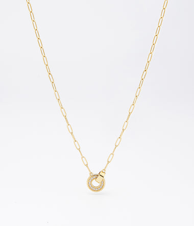 Inaya – Goldener Stahl – Halskette – Zag Bijoux