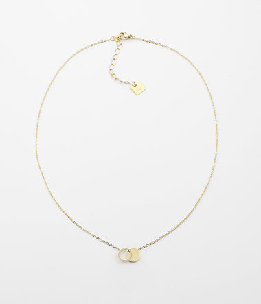 Cantor - Golden Steel - Necklace - Zag Bijoux