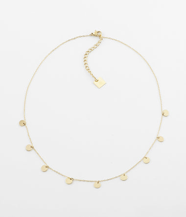 Goldener Stahl – Kurze Halskette – Zag Bijoux