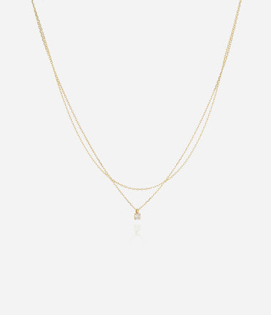 Rafaela – Goldener Stahl – Halskette – Zag Bijoux
