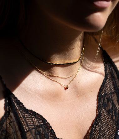Rafaela - Golden Steel - Necklace - Zag Bijoux