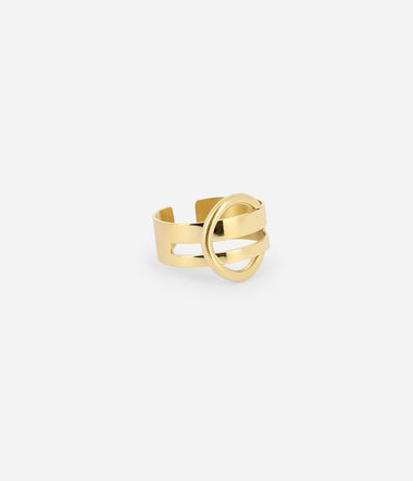 Gürtel – Goldener Stahl – Ring – Zag Bijoux