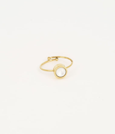 Goldener Stahl – Ring – Zag Bijoux