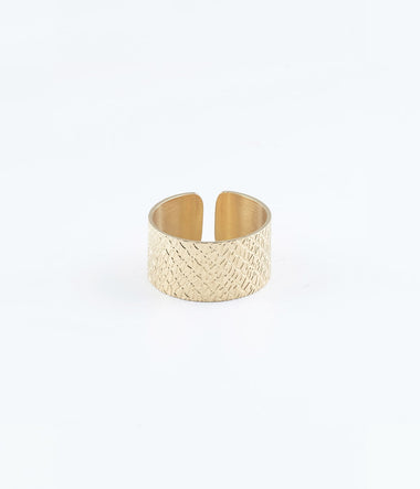 Athena – Goldener Stahl – Ring – Zag Bijoux