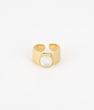 Carla – Goldener Stahl – Ring – Zag Bijoux
