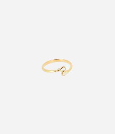 Enora – Goldener Stahl – Ring – Zag Bijoux