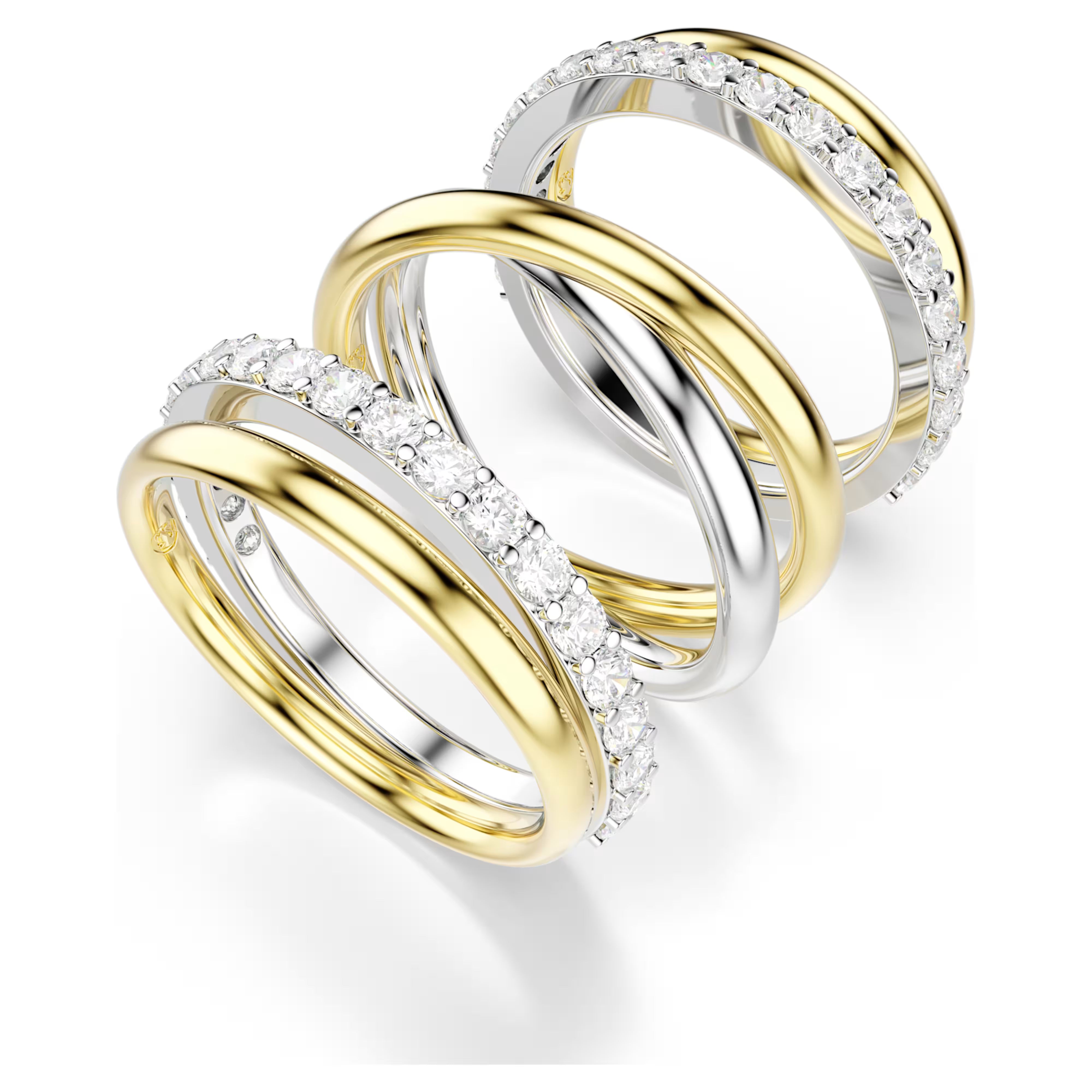 Anillo mujer Hyperbola White Mix Cocktail – Swarovski