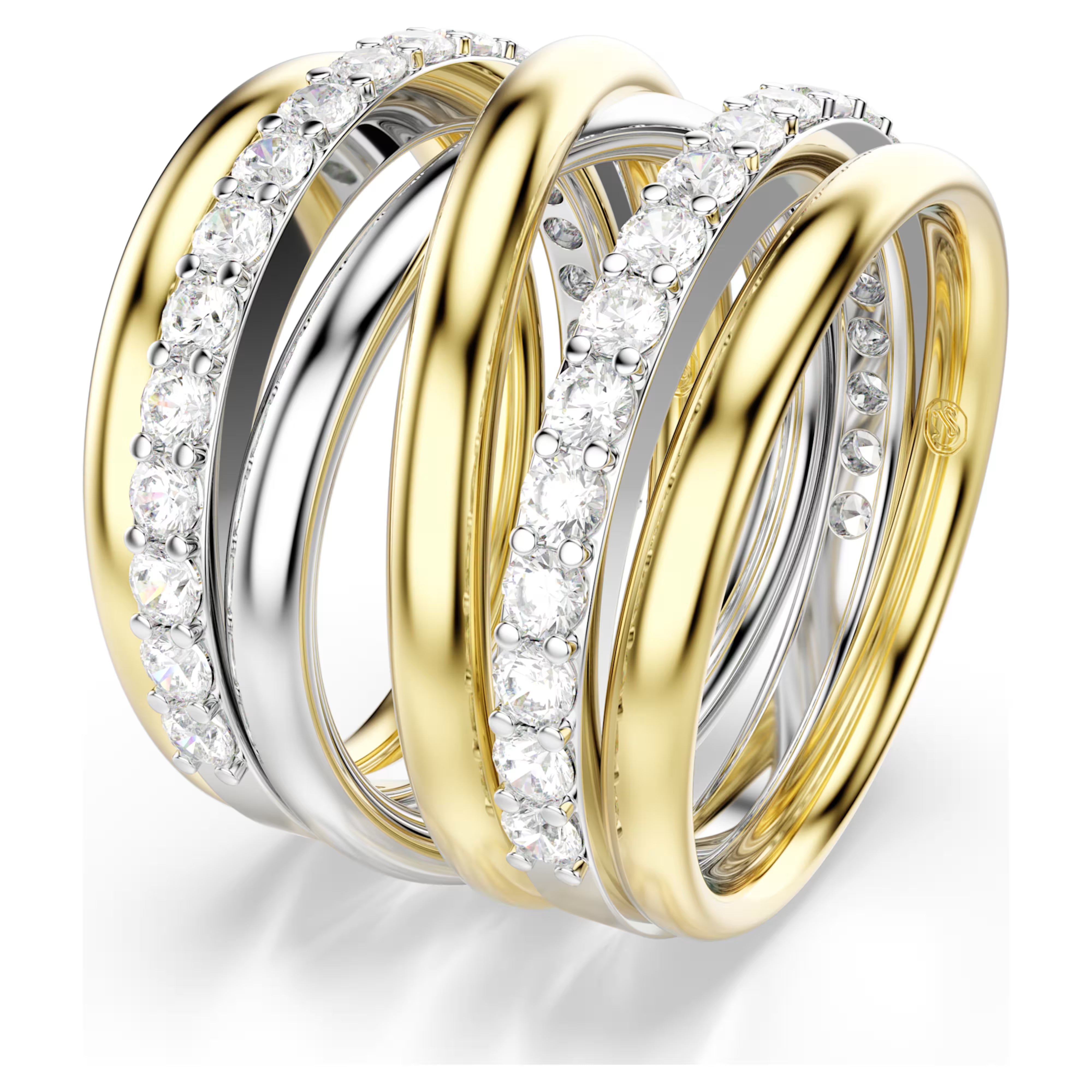 Anillo mujer Hyperbola White Mix Cocktail – Swarovski