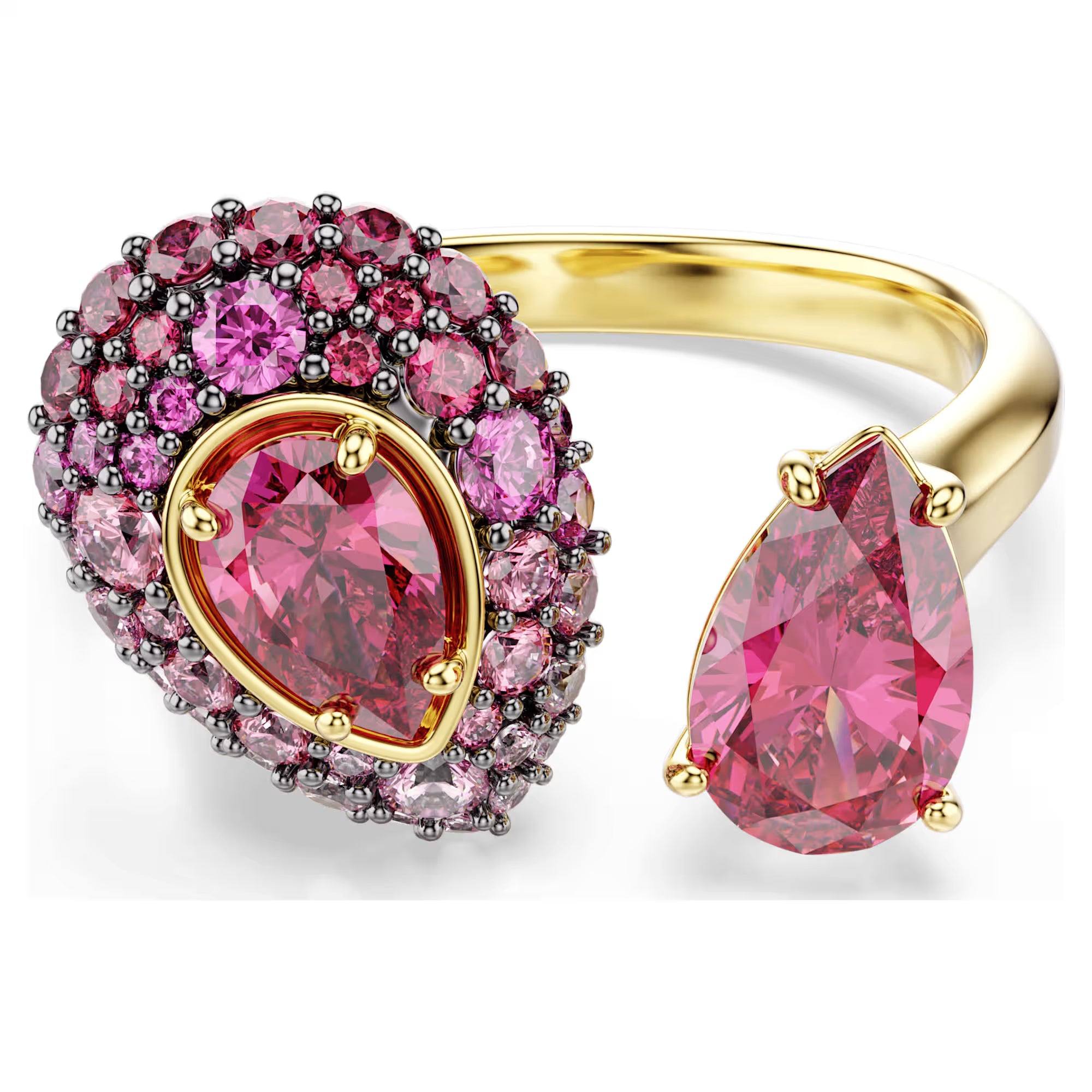 Δαχτυλίδι Swarovski - Sublima - Pear cut - Red & Gold