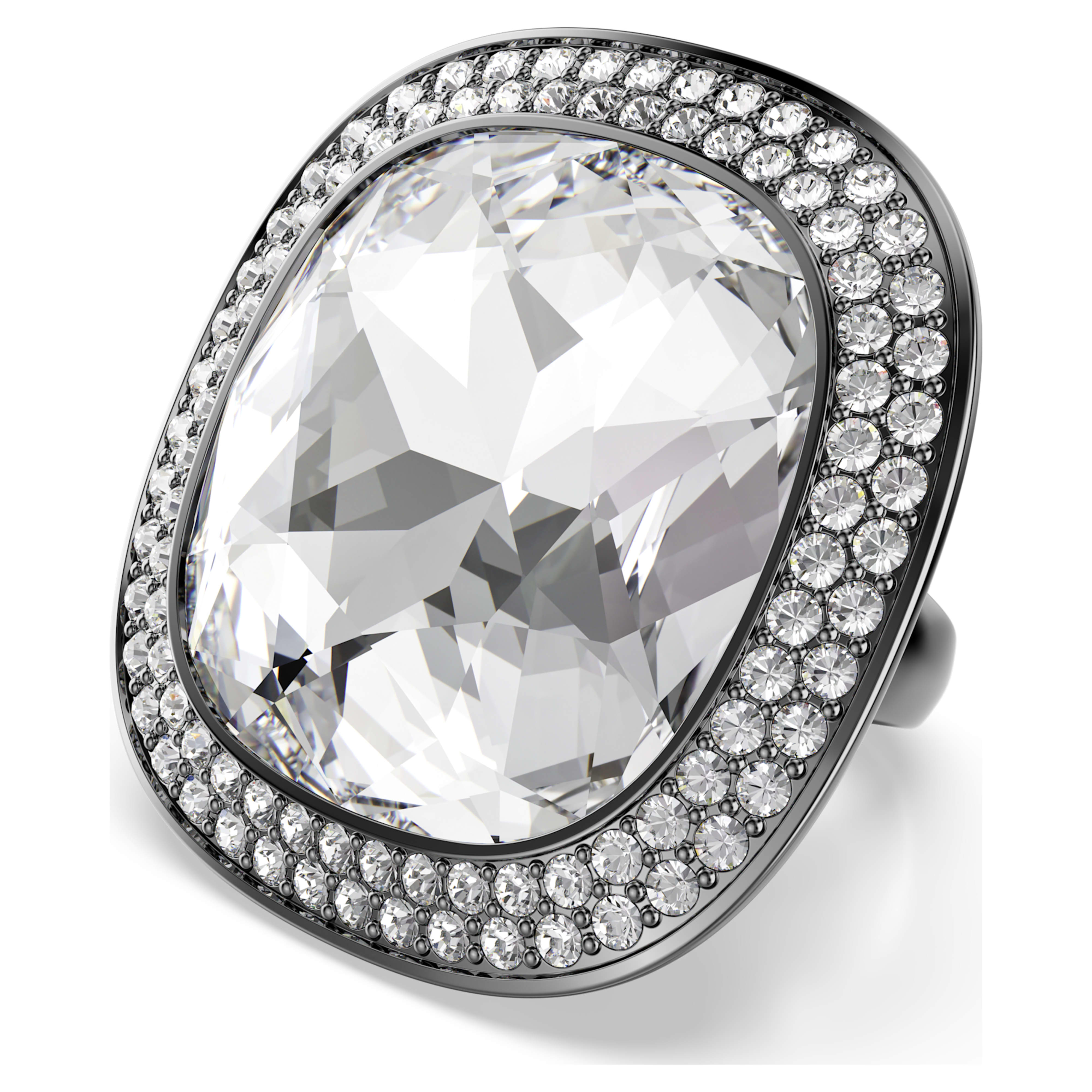 Bague Cocktail Swarovski - Una Angelic Cushion - Incolore