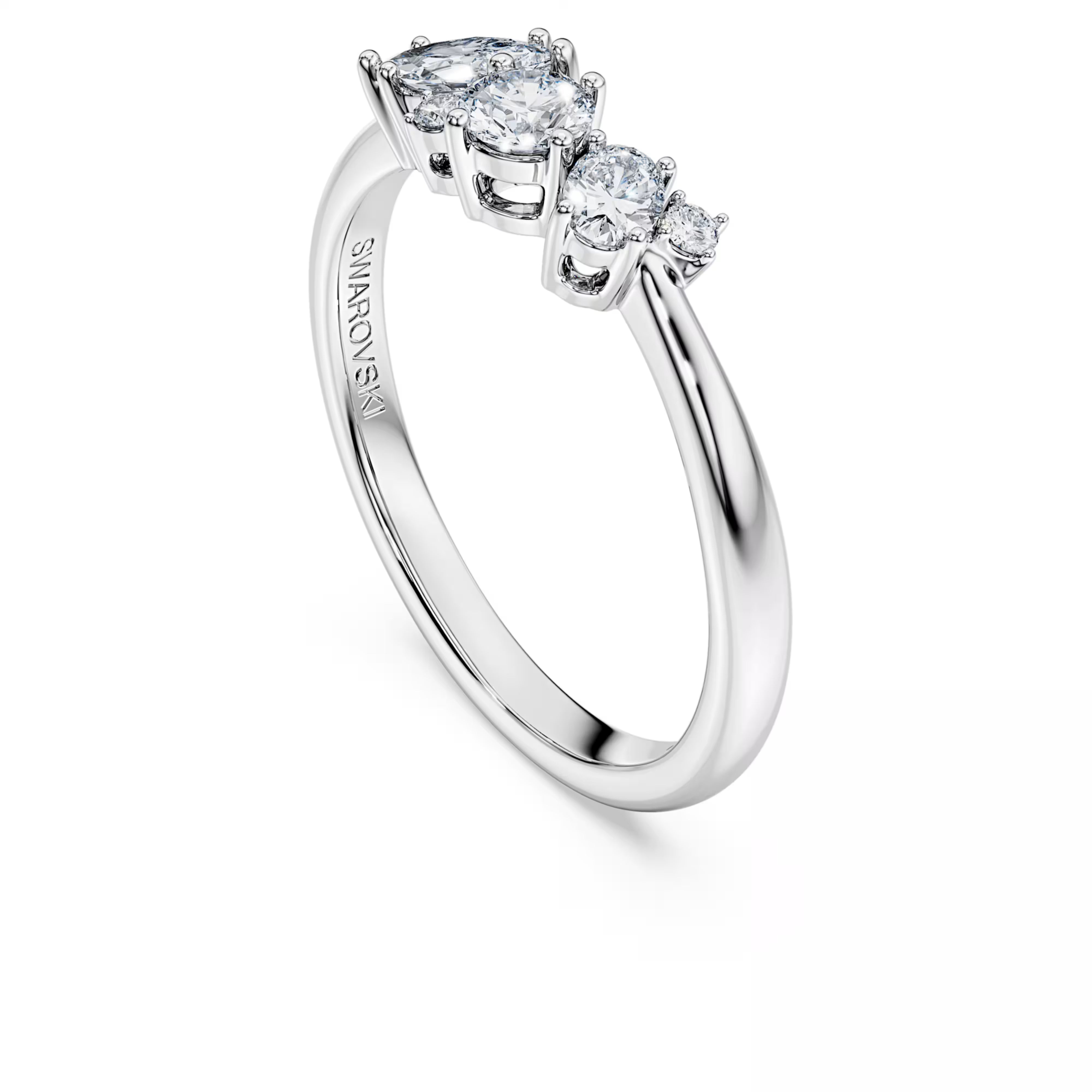 Swarovski ring - Galaxy Synthetic diamonds. ct - Sterling silver view 3