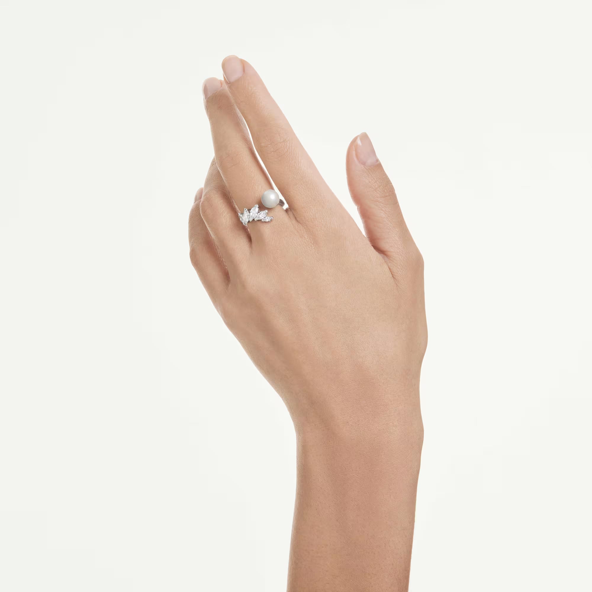 Swarovski Ring - Mesmera - Marquise Cut - Hvit & Sølv