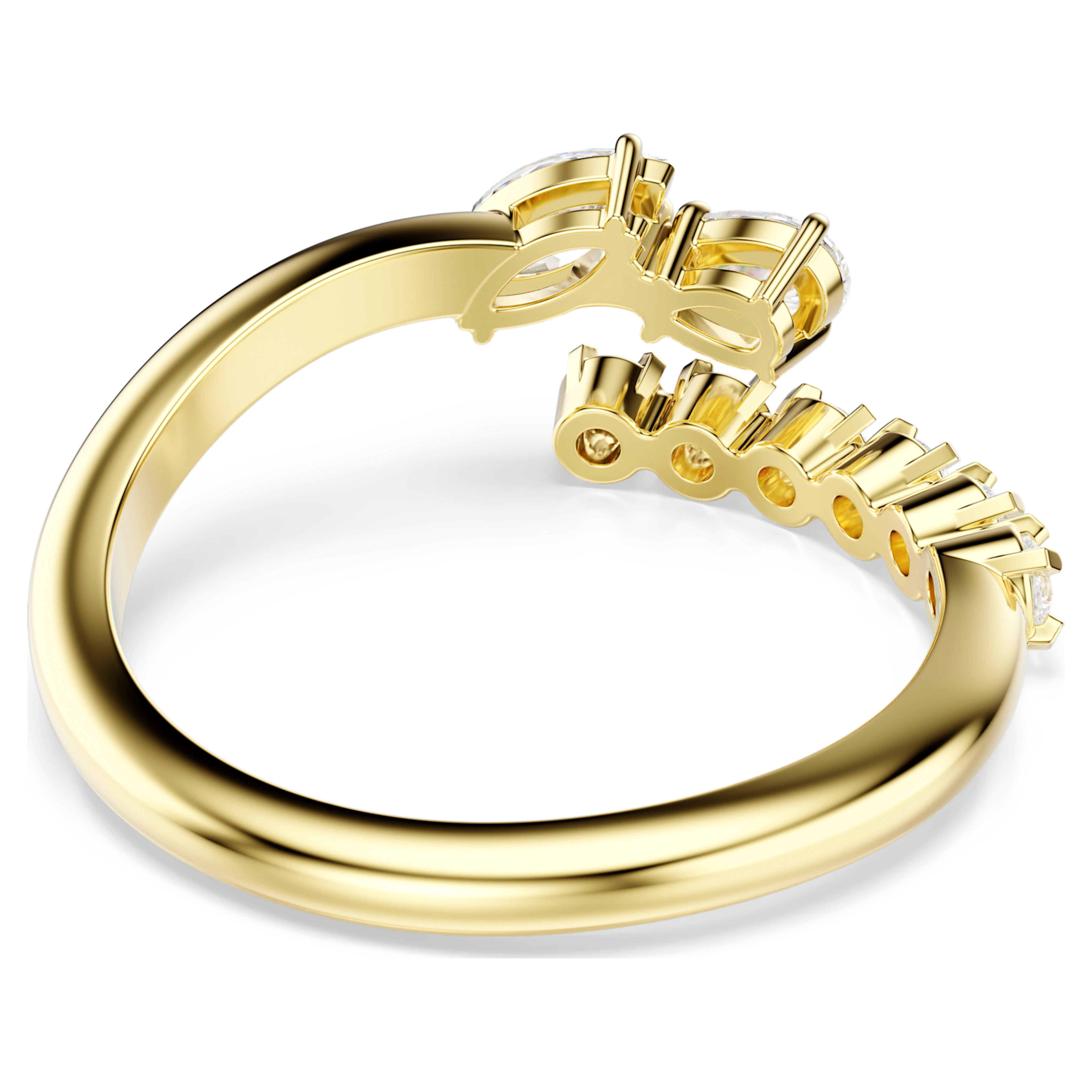 Bague Swarovski - Mesmera Attract - Blanc & Doré vue 4