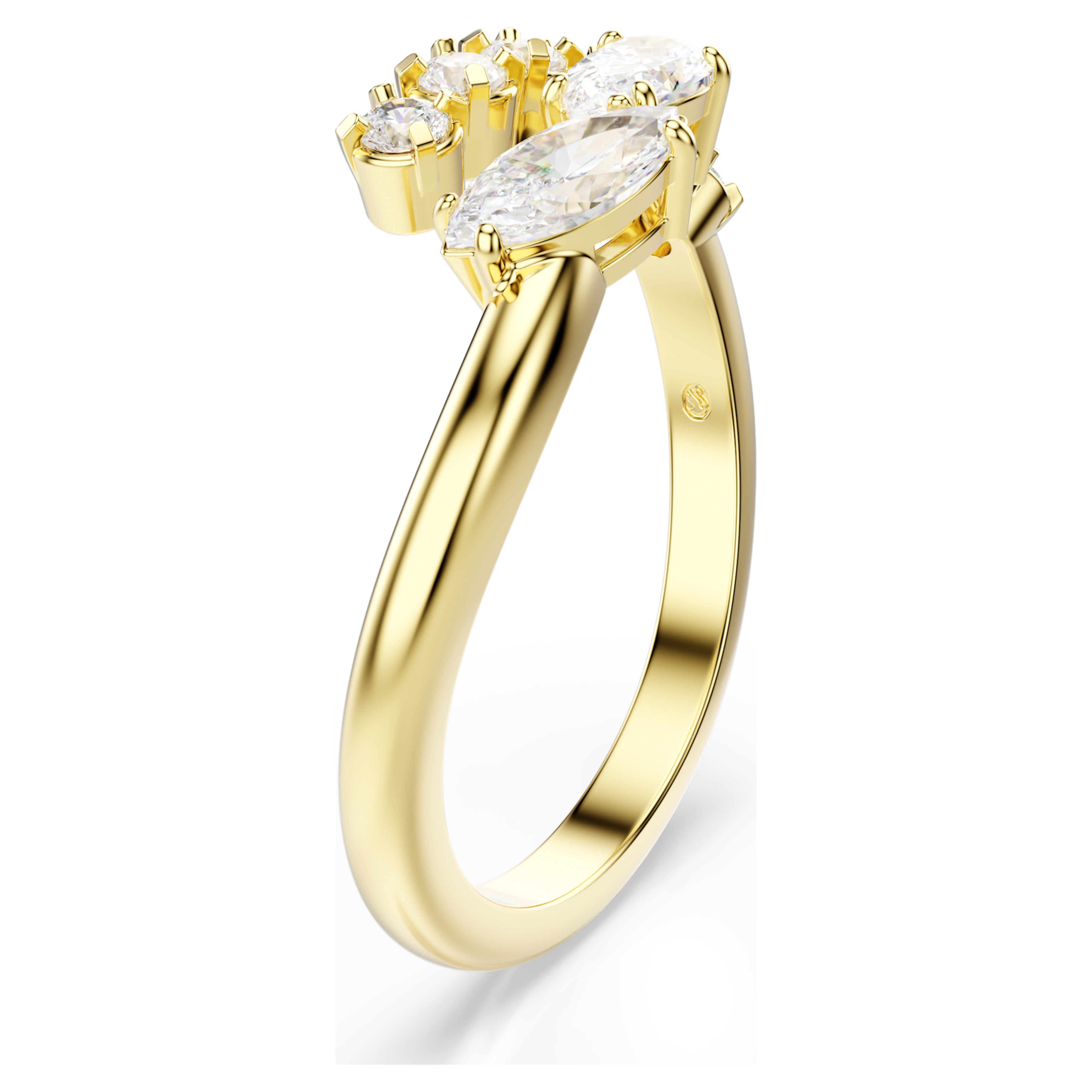 Bague Swarovski - Mesmera Attract - Blanc & Doré vue 5