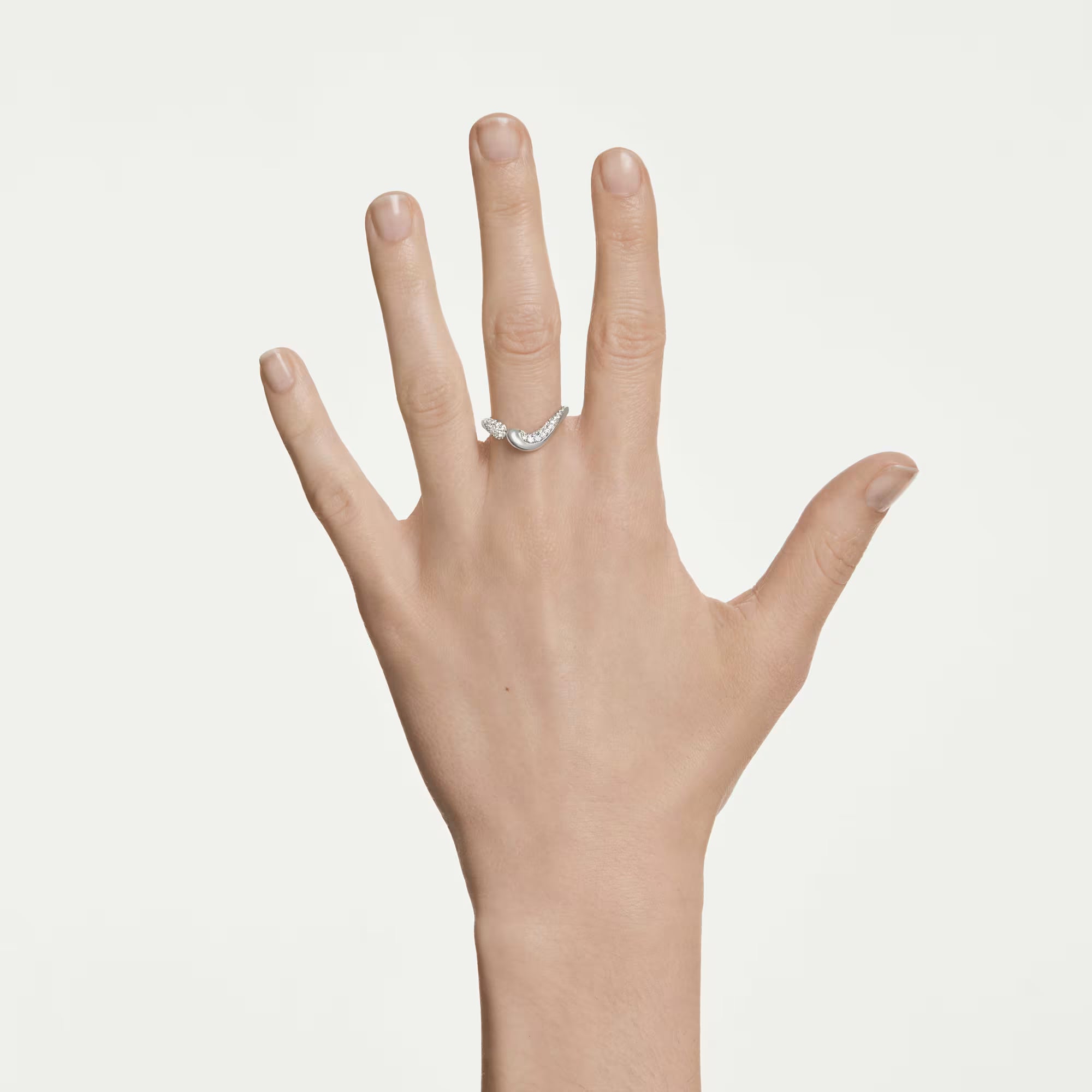 Swarovski Ring - Classica - Rundt snit - Sterling sølv (kopi)