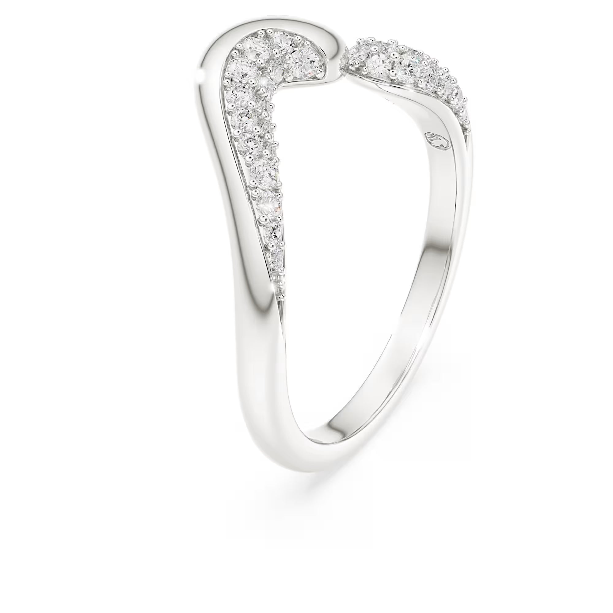 Swarovski Ring - Classica - Rundt snit - Sterling sølv (kopi)