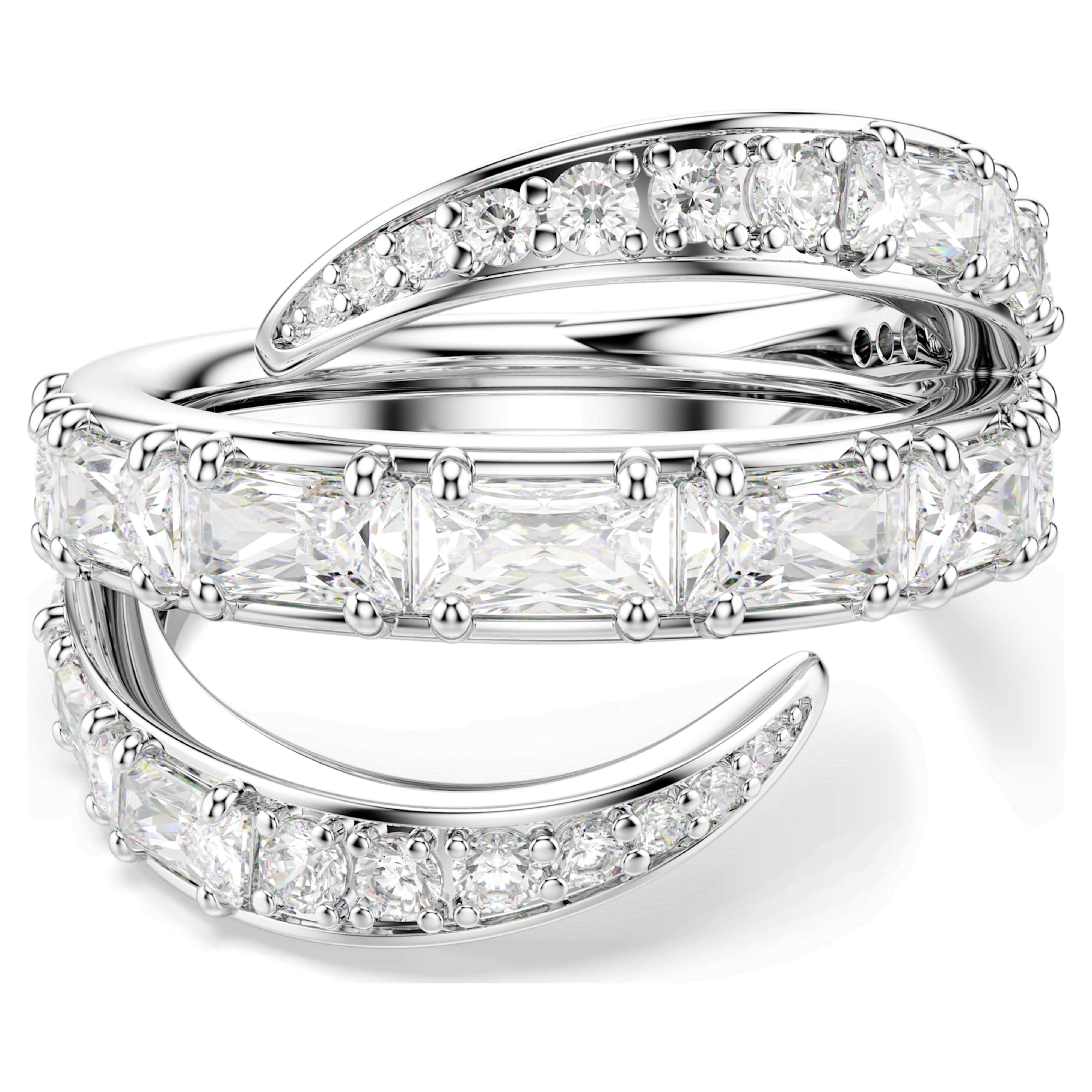 Bague Swarovski - Vienna Swan - Incolore & Argenté