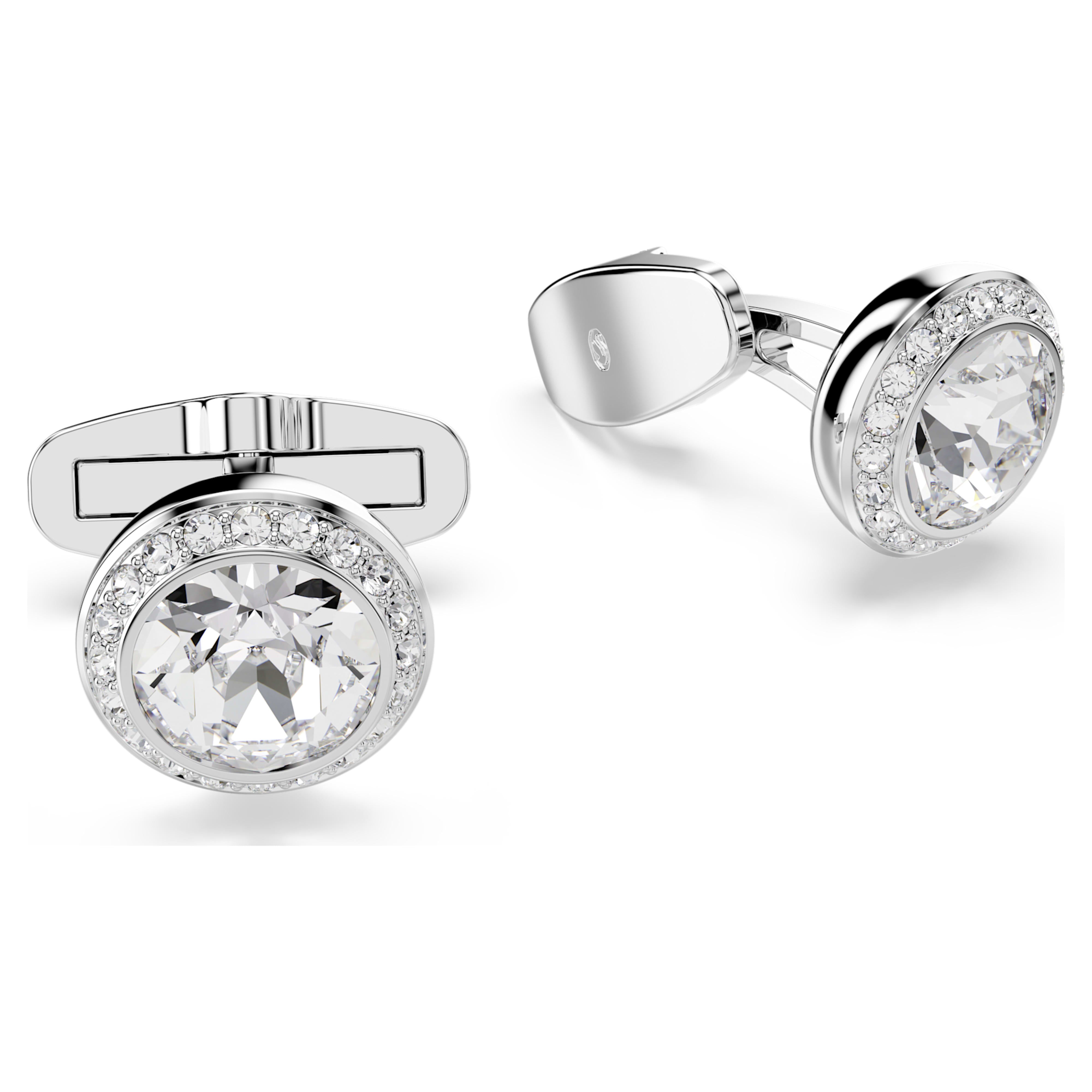 Boutons de Manchette Swarovski - Una Angelic - Incolore & Argenté vue 5
