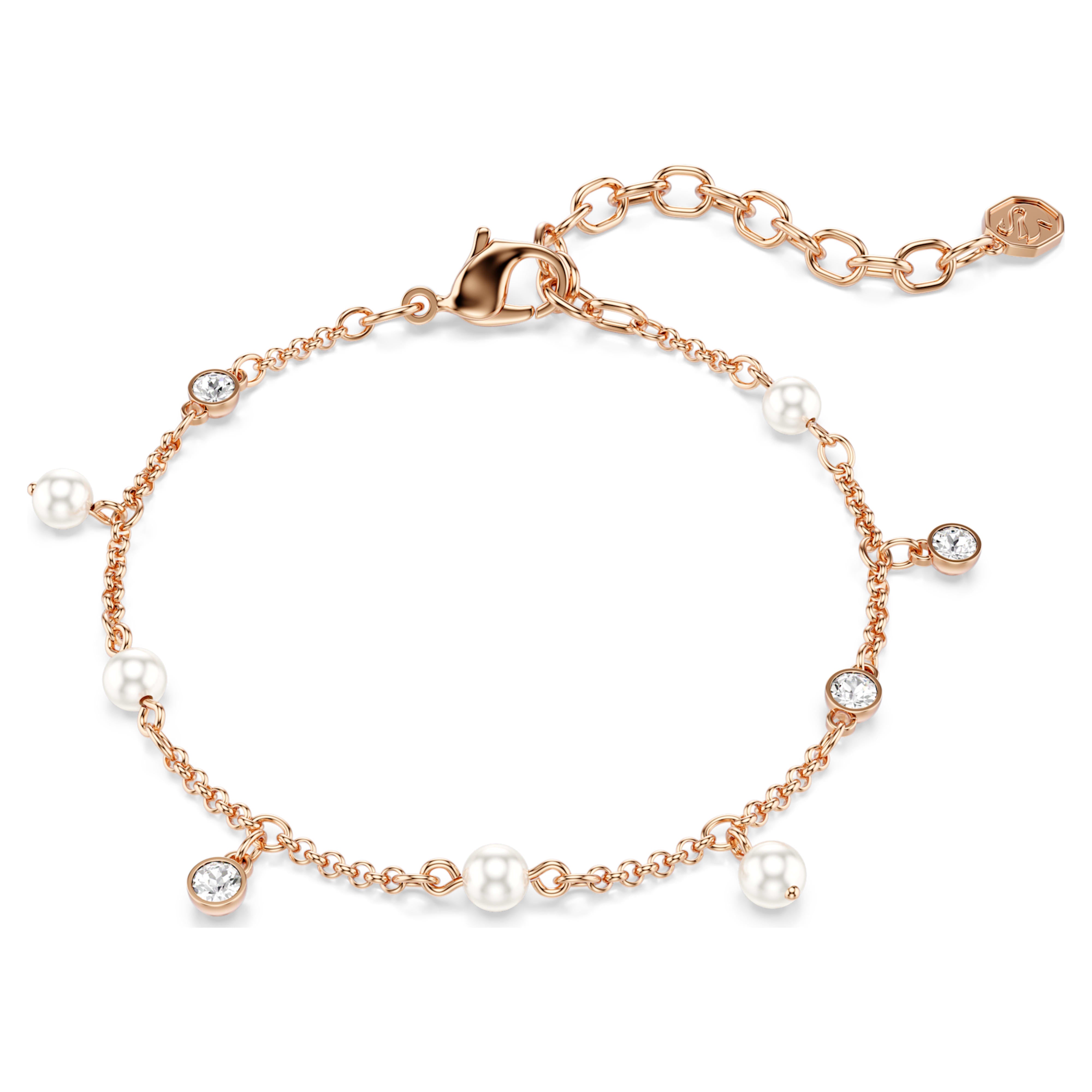 Bracelet Swarovski - Imber Chain - Incolore & Doré Rosé