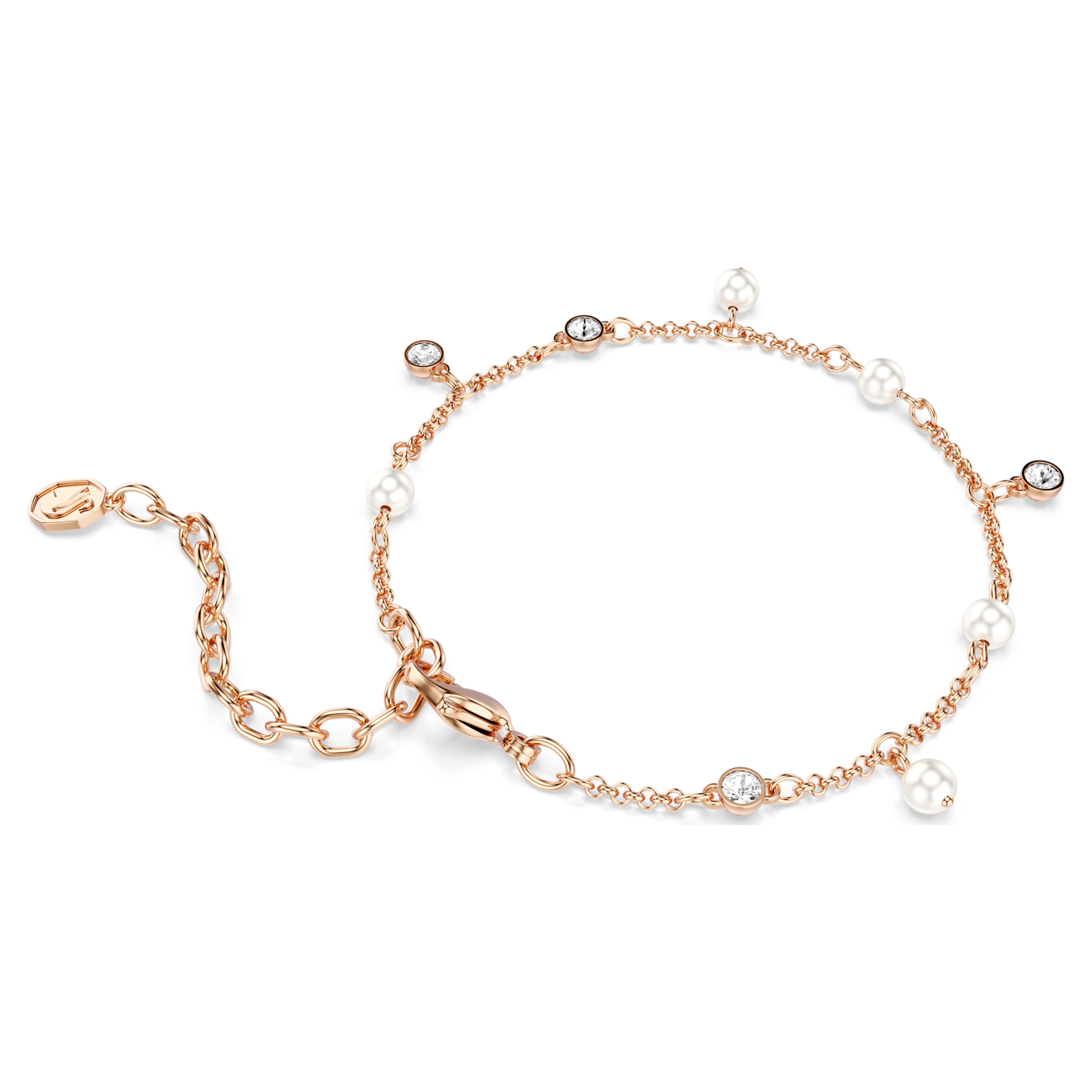 Bracelet Swarovski - Imber Chain - Incolore & Doré Rosé vue 4