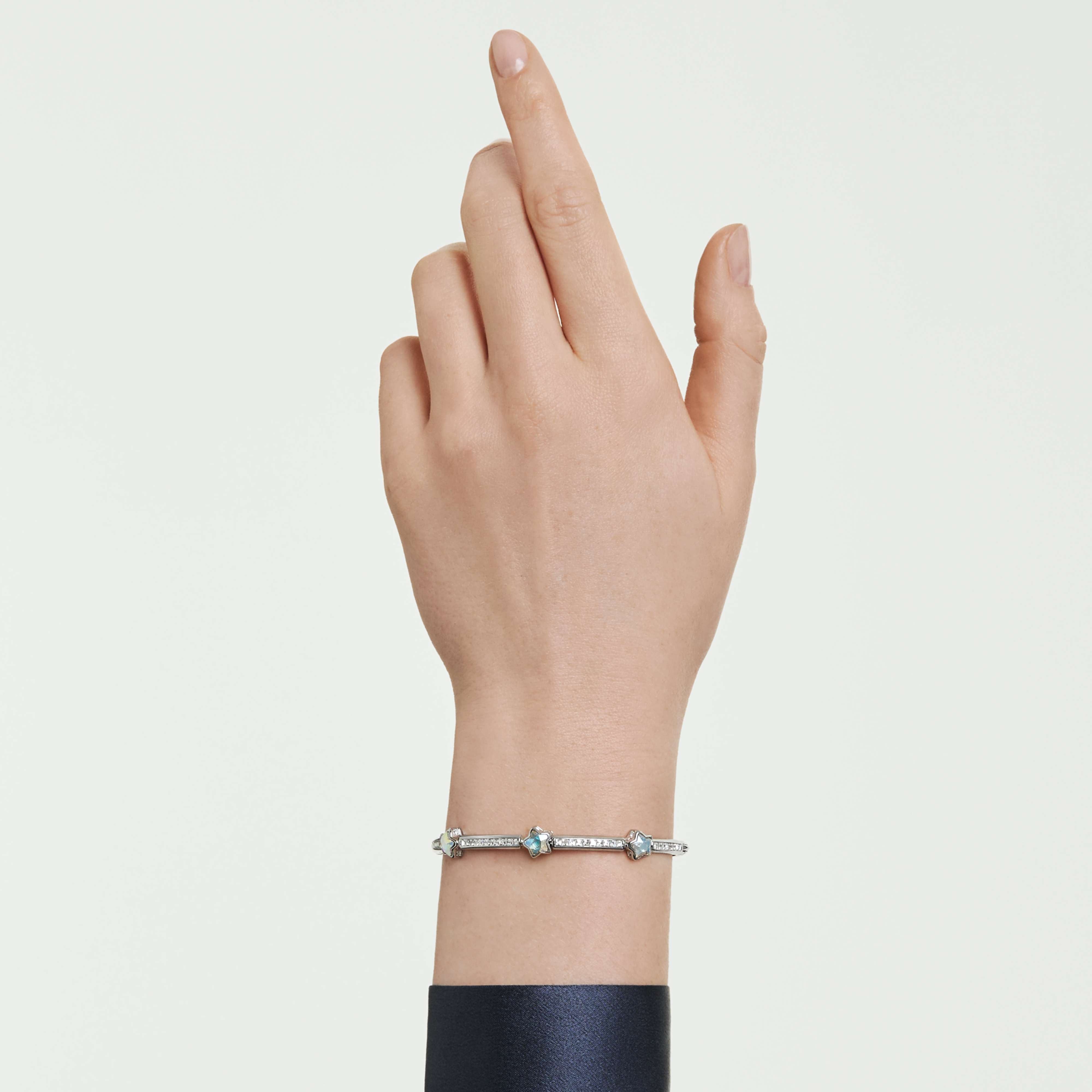 Swarovski armband - Chroma Stars - Multicolor & Silver (S) vy 3