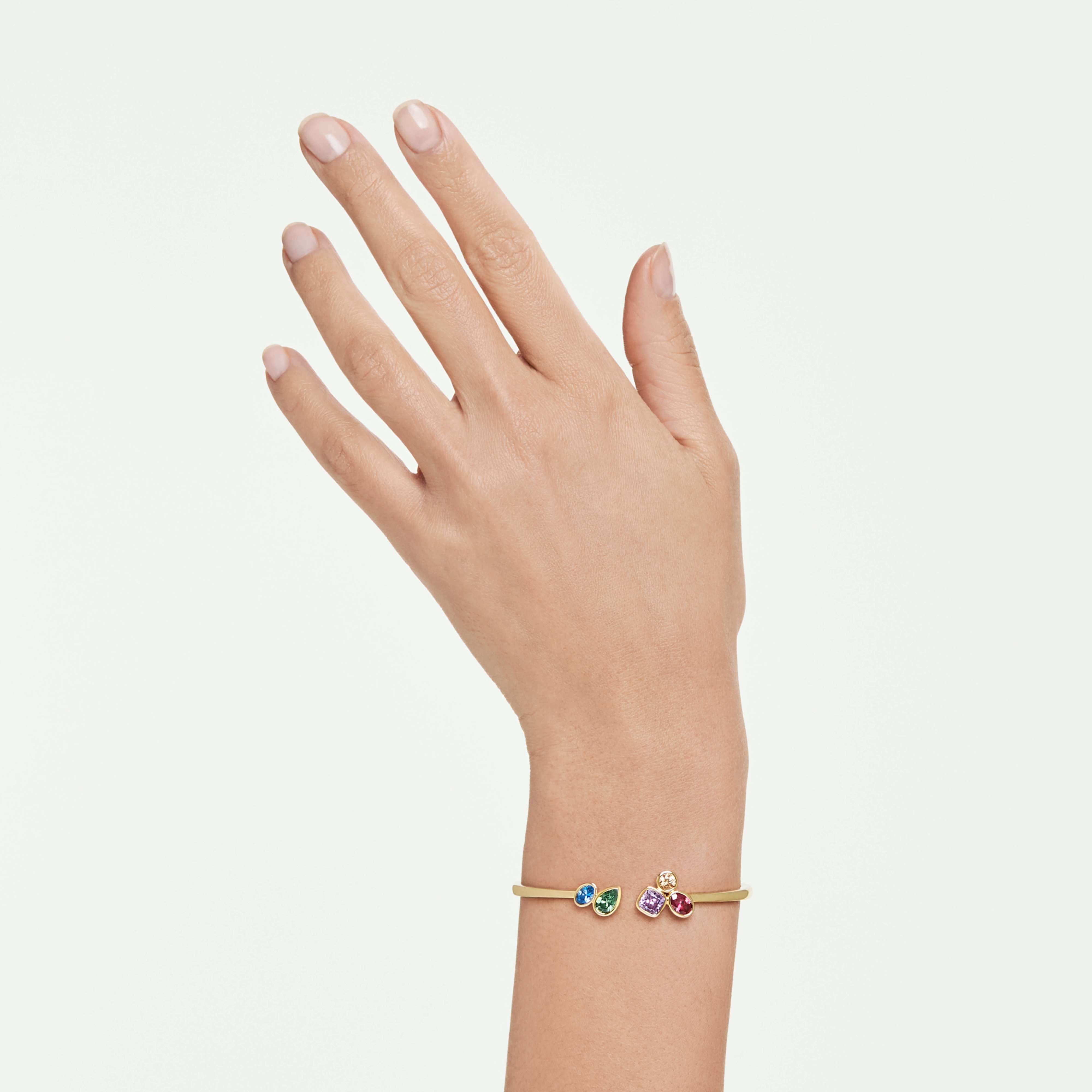 Pulseira Swarovski - Imber Organic - Multicolor e Dourado (S) vista 3