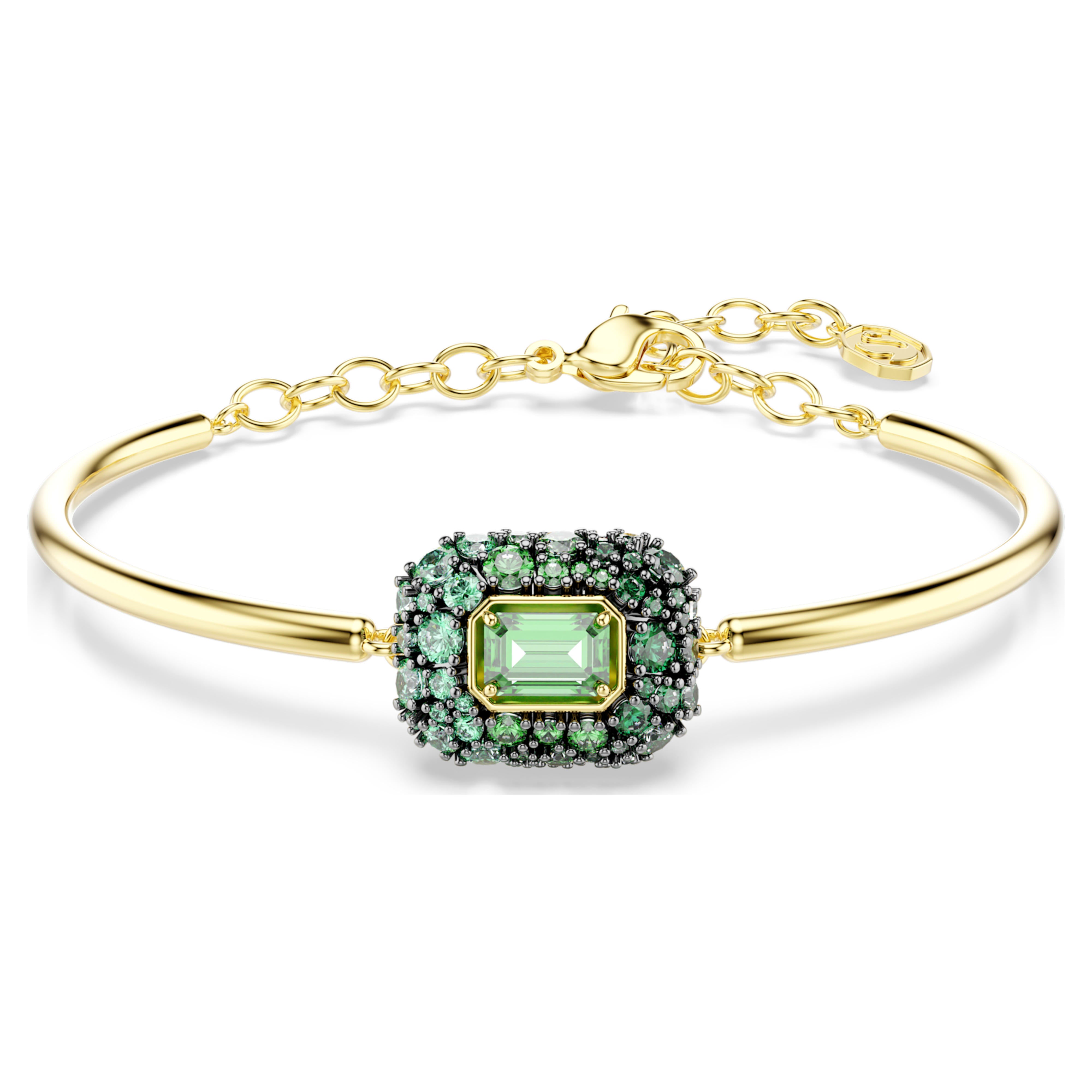 Swarovski armbånd - Sublima Glam - Grøn & Guld