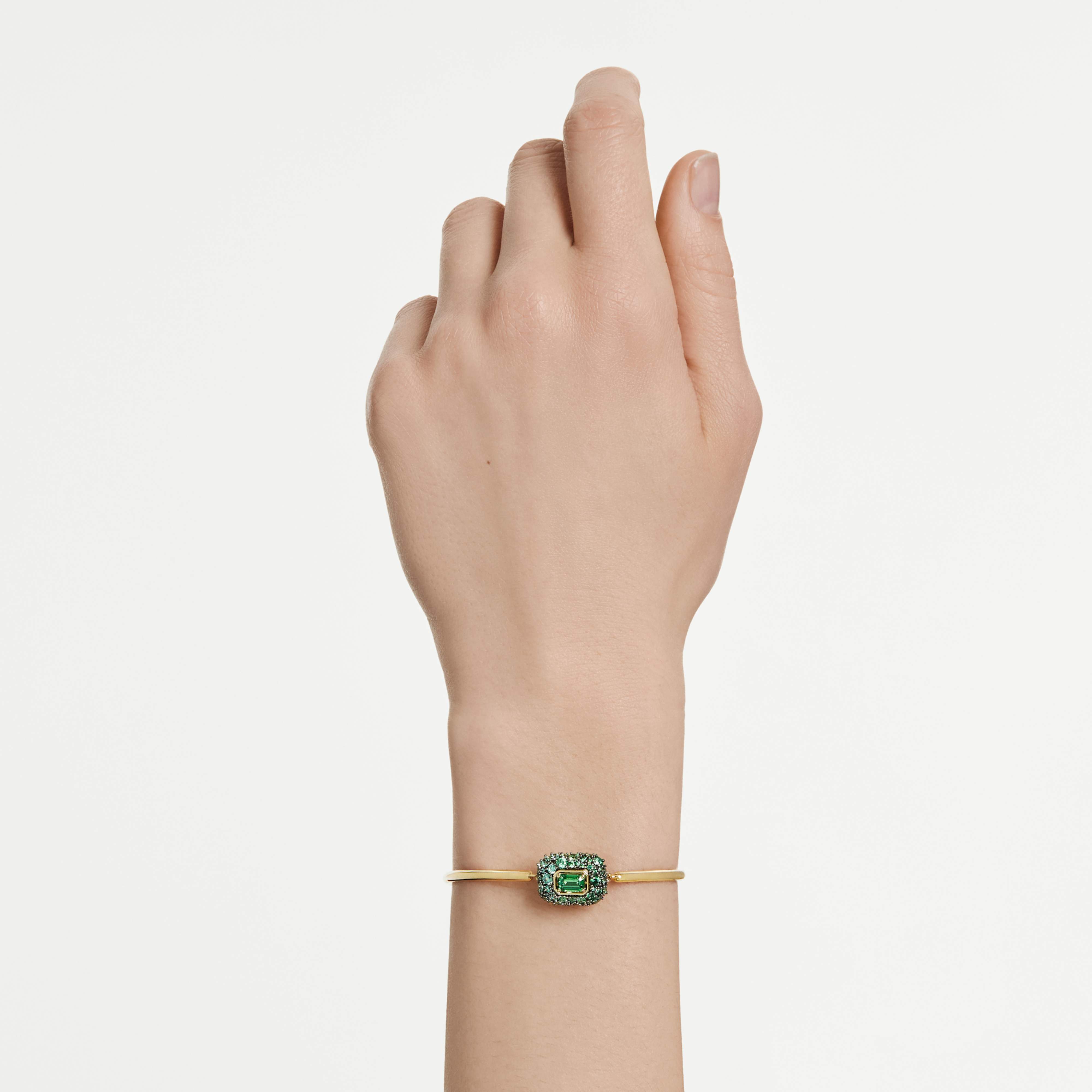 Swarovski armbånd - Sublima Glam - grøn og guld 4