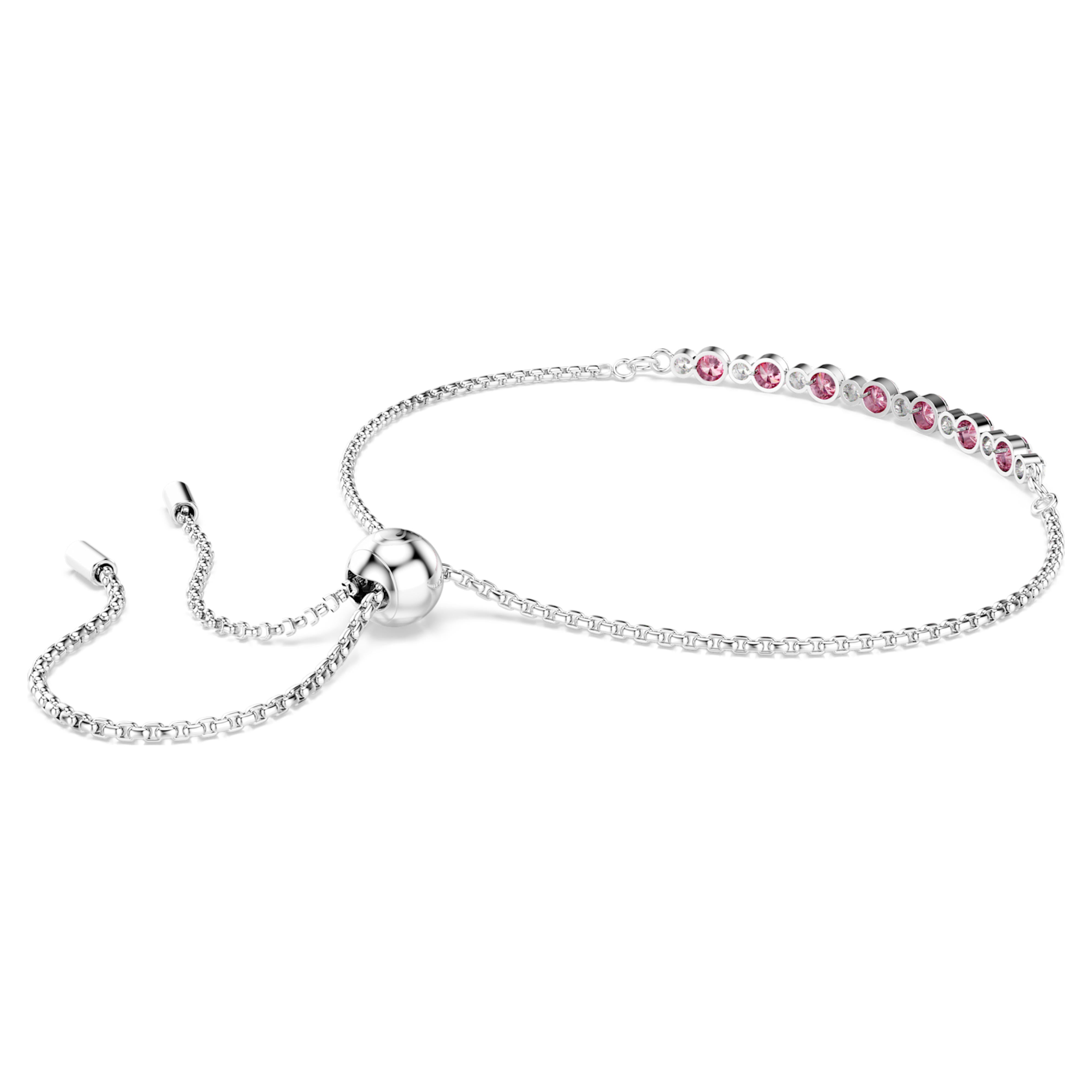 Bracelet Swarovski - Matrix Tennis - Rose & Argenté vue 5