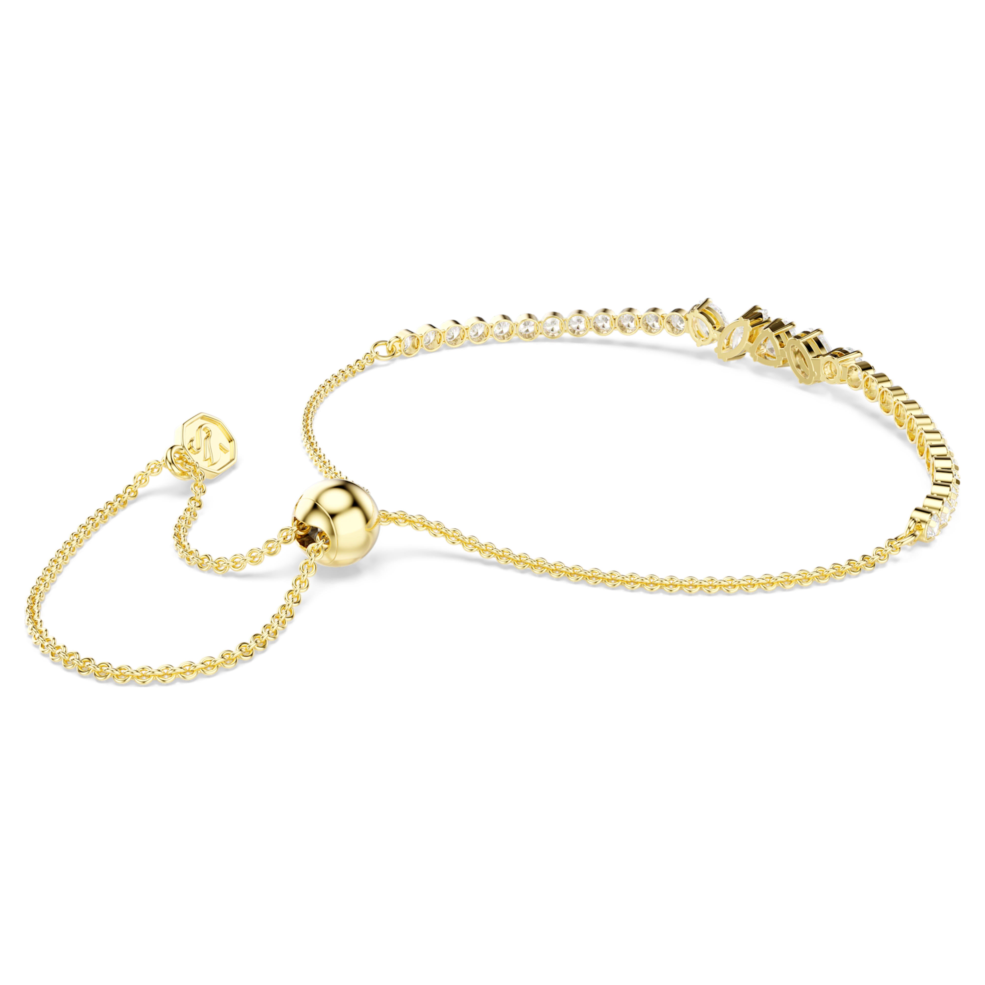 Bracelet Swarovski - Mesmera Attract - Blanc & Doré vue 4