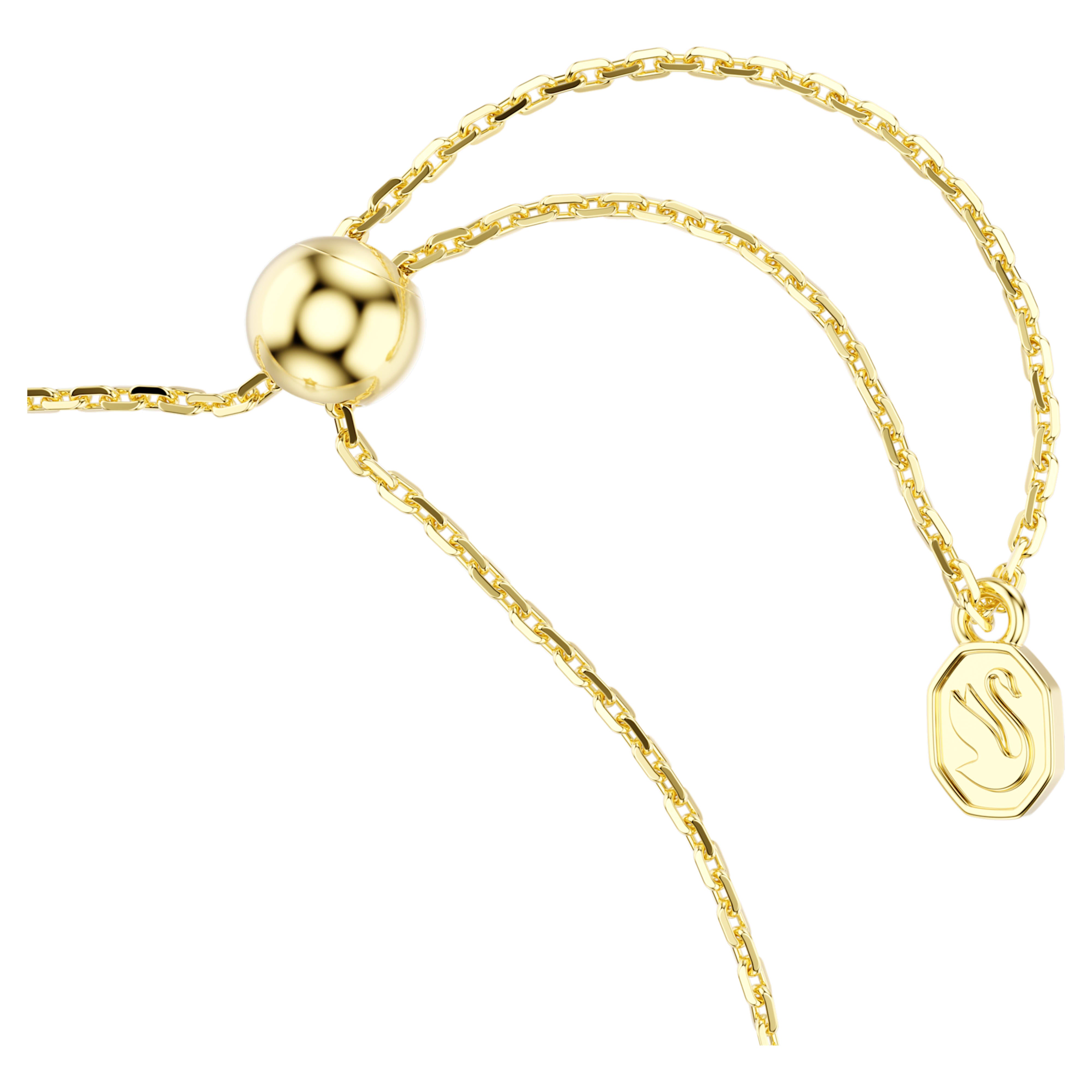 Swarovski karkötő - Sublima Luna - csillag - fehér és arany nézet 3