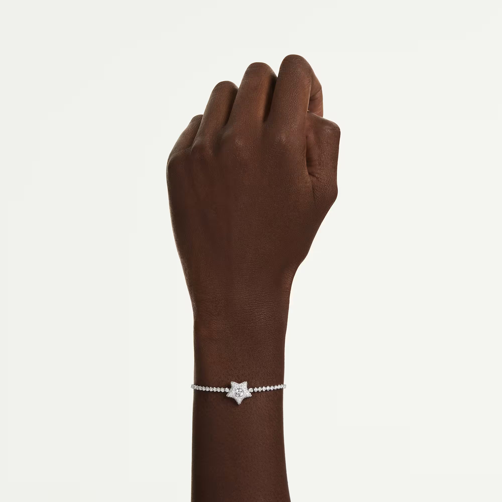 Swarovski karkötő - Sublima Luna - csillag - fehér és ezüst