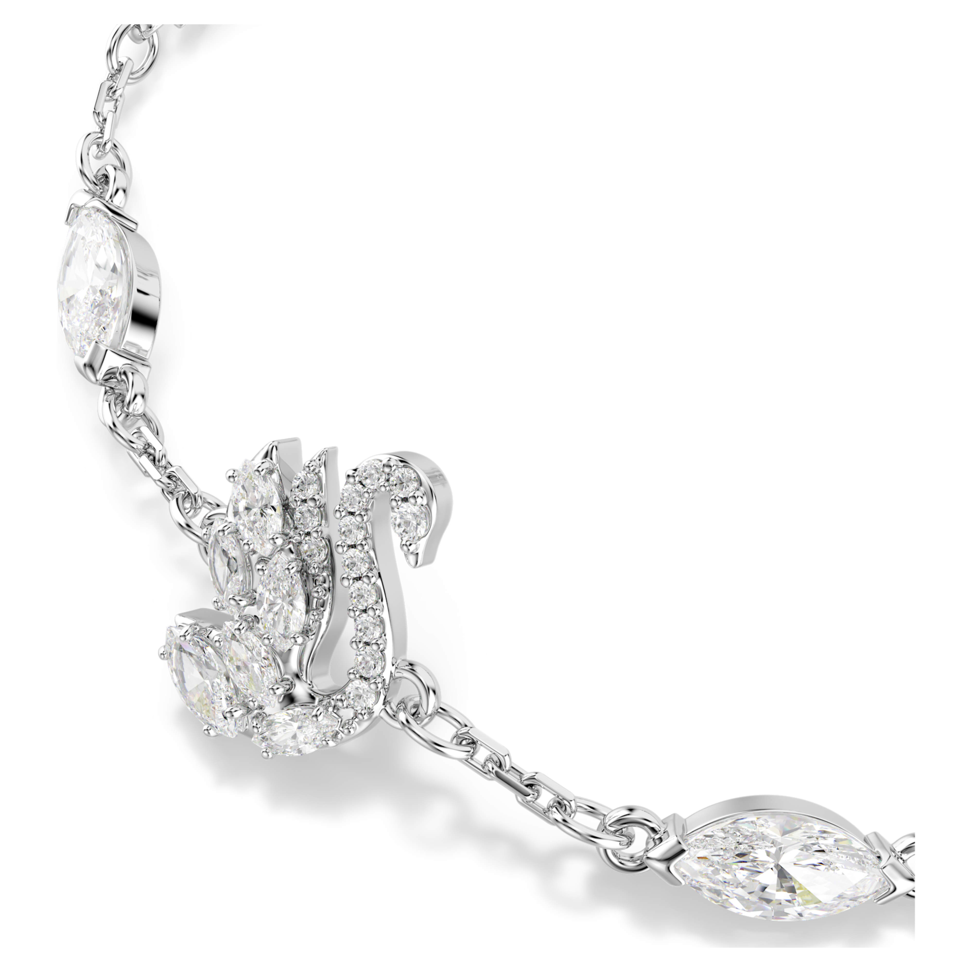 Bracelet Swarovski - Swan Pave - Blanc & Argenté vue 5
