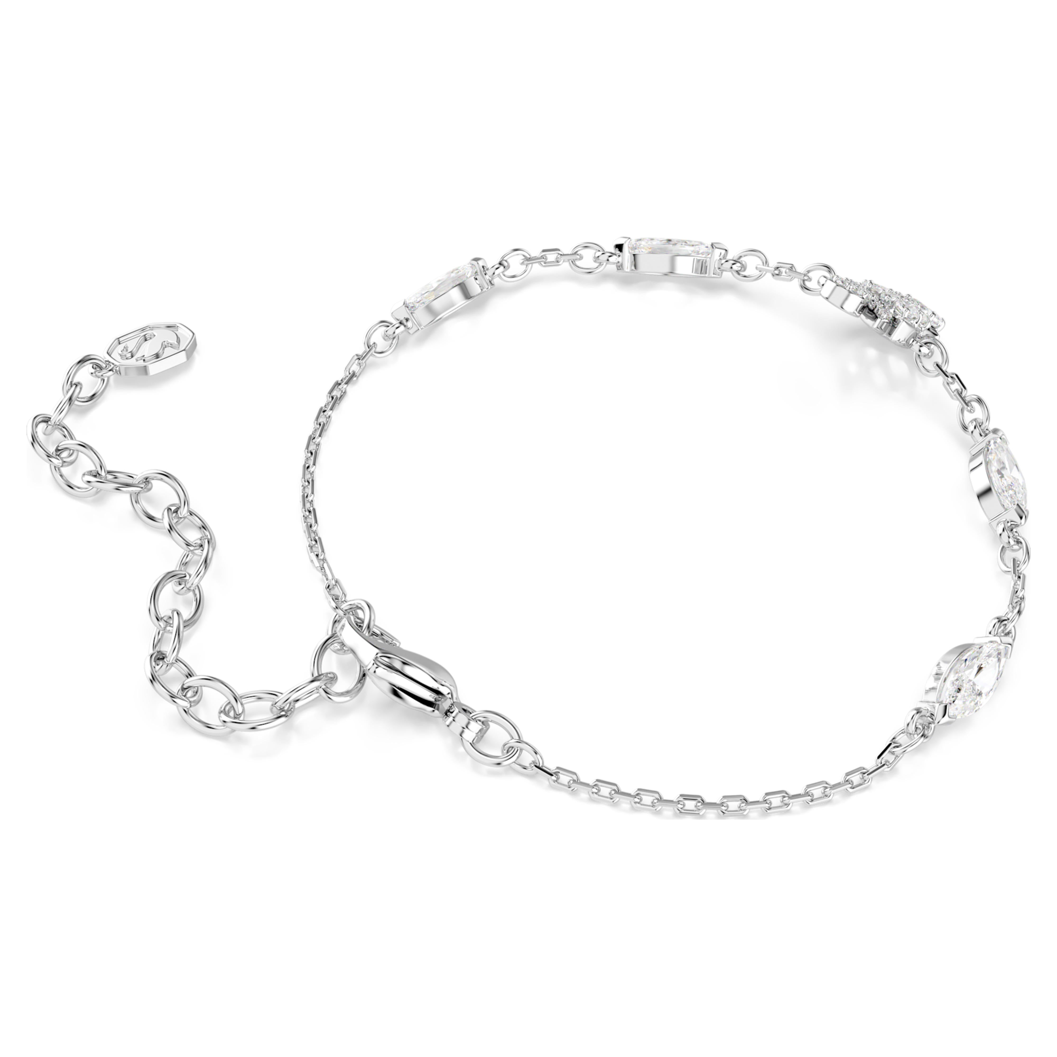 Bracelet Swarovski - Swan Pave - Blanc & Argenté vue 4