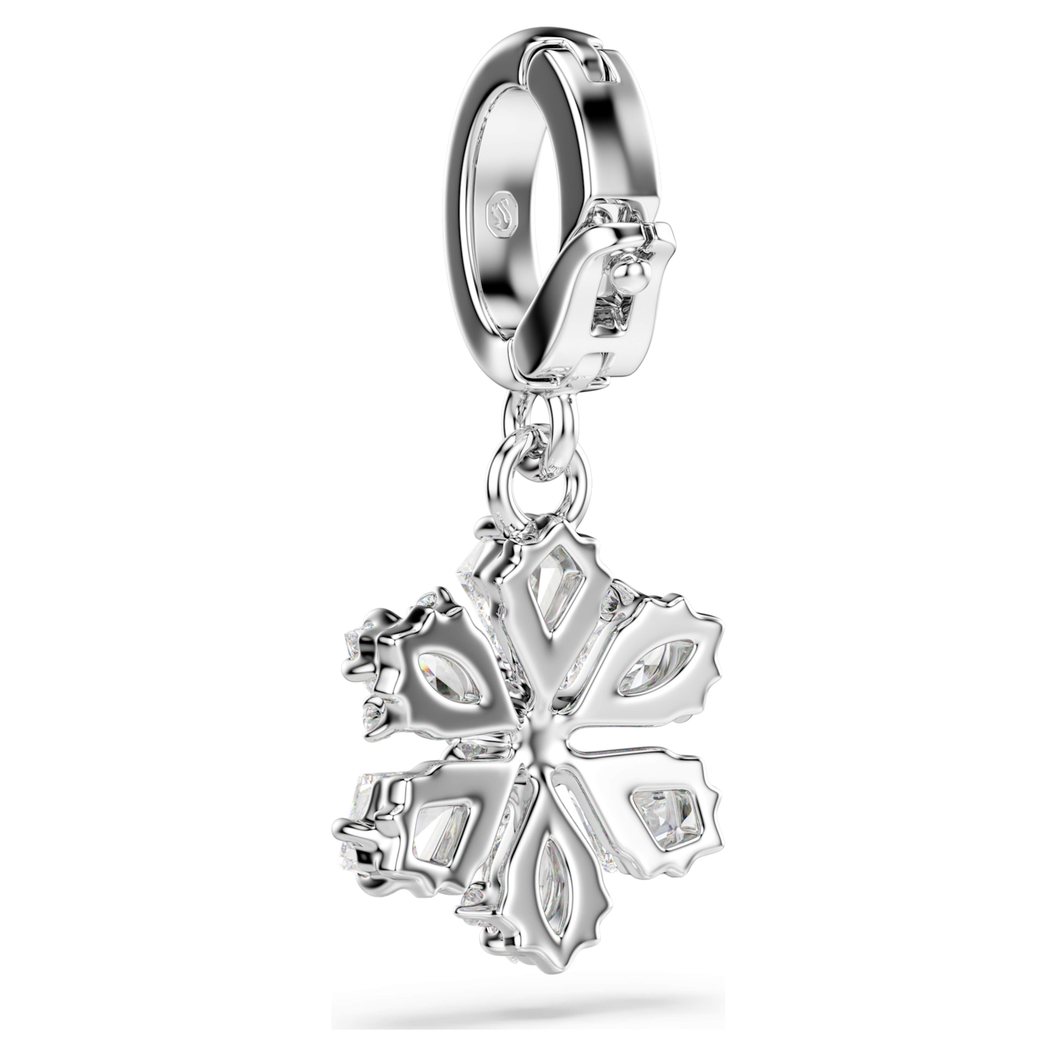 Amuleto Swarovski - Idyllia - Vista branca e prateada 4