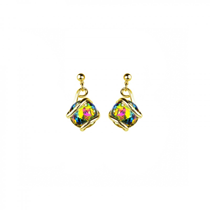 Boucles d'oreilles Cherry OE1 – Doré – Vitral